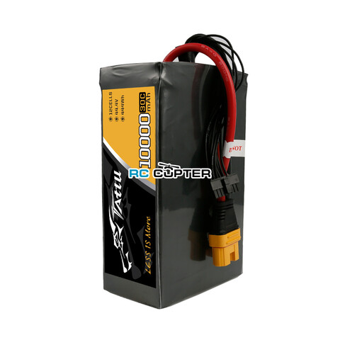 АКБ Gens Ace Tattu 10000mAh 44.4V 30C 12S1P Lipo Battery Pack AS150U