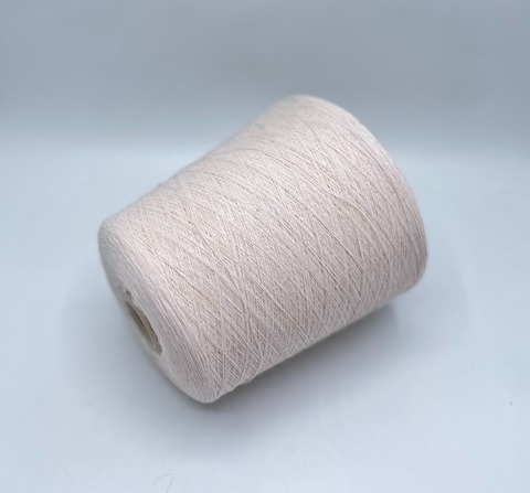 Бобинная пряжа (пр.Италия),art-Seacash 2/48 2400м/100гр, 85% Хлопок 15% Кашемир, цвет-Заварной крем арт.36845