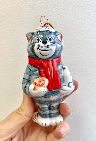 Ёлочная игрушка Кот Матроскин из Простоквашино