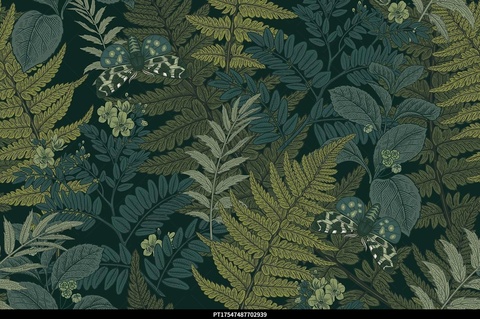 ПРЕДЗАКАЗ, ПАПОРОТНИК И МОТЫЛЬКИ, 100% хлопок