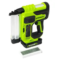 Нейлер аккумуляторный Greenworks GD24BN 24V, без АКБ и ЗУ