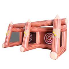 Надувной дартс «В щепки!» на подкачке, диаметр 0,5 м, размер 5×3,5×2,5 м