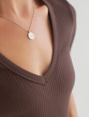 Джемпер из трикотажа в широкий рубчик  D49.107 (124186)