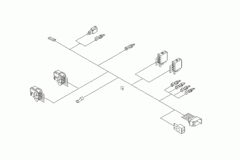 Кабельная линия ECAS в кабине водителя  OEM MAN - 81254536396; 85254126478