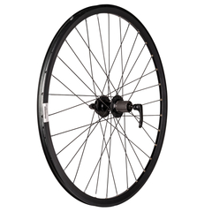 Колесо 27,5" зад. VelRosso дв.ал,об, втулка, пистон,промподш,эксц,D-brake,под касс,WSM-27RDP-QR-AHFB