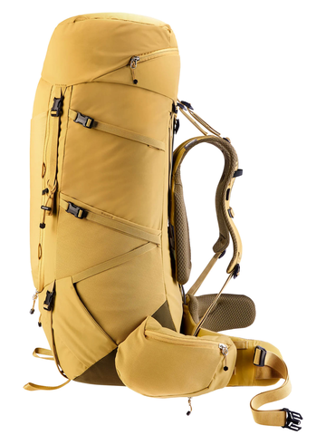 Картинка рюкзак туристический Deuter Aircontact Core 65+10 SL Savanna/Nori - 10
