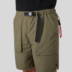 Шорты Alpha Industries Belted Pull On Short Green (Зеленые)