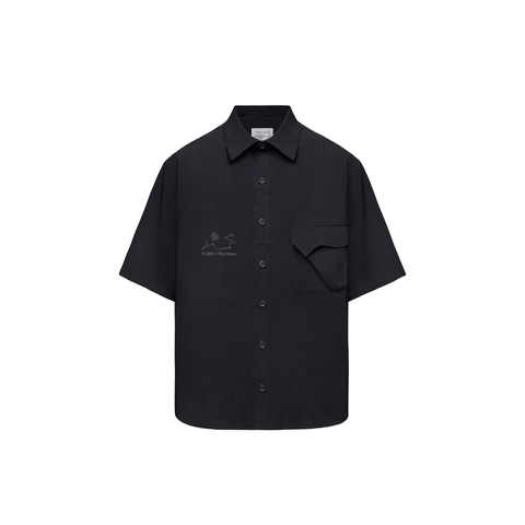 Рубашка Called a Garment Hikercore Shirt "Black"