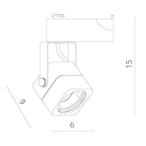 Трековый светильник Arte Lamp LENTE A1314PL-1WH