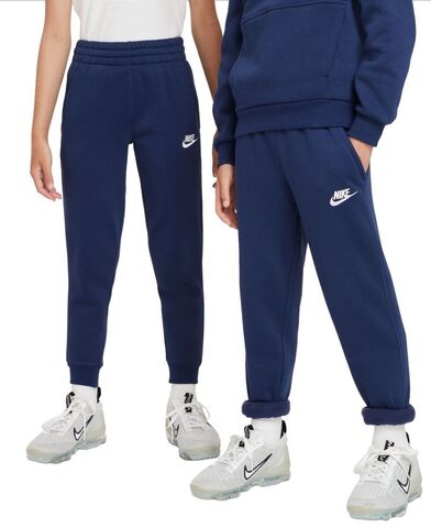 Детские теннисные штаны Nike Club Fleece Jogger - midnight navy/white