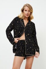 Пижама женская с шортами ARUELLE ALEXANDRA_Черный