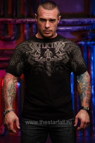 Affliction | Футболка мужская WINGED UP A20629 перед