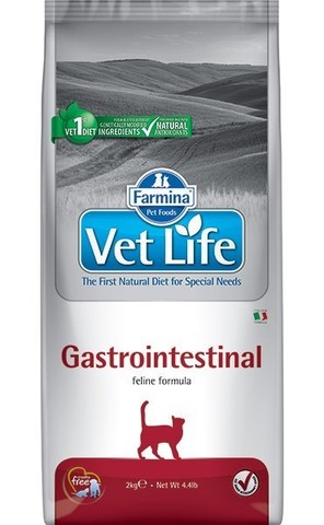 Сухой ветеринарный корм Farmina Vet Life Cat Gastrointestinal