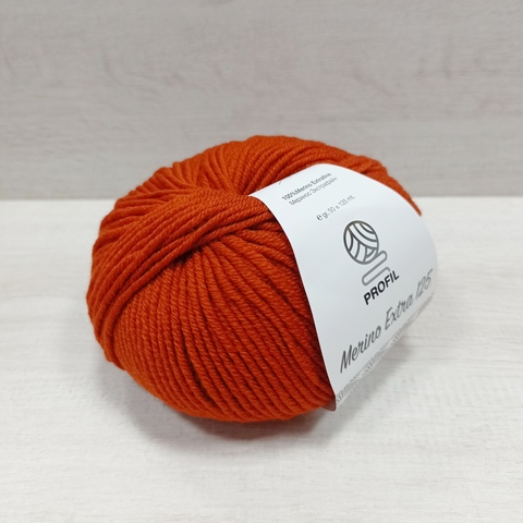 Пряжа Merino Extra 125 ( Мерино экста 125). Цвет: рыжий 203