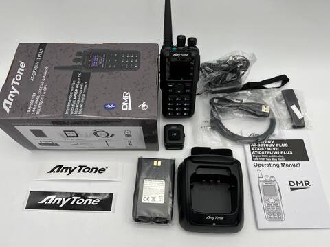 AnyTone DMR AT-D878UV II Plus Портативная аналогово-цифровая радиостанция