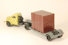 GAZ-51P semitrailer A402 container chassis Vector-models 1:43