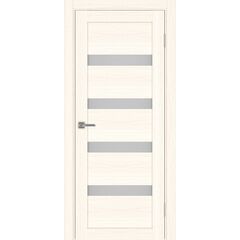 Купить Межкомнатная дверь экошпон Турин 505.12 ясень светлый остеклённая
