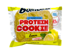 Протеиновое печенье Bombbar Лимон, 60 гр