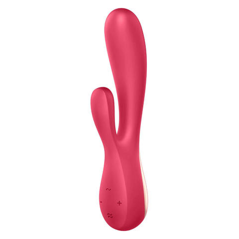 Красный вибратор-кролик Satisfyer Mono Flex с управлением через приложение - 20,4 см. - Satisfyer 4002668