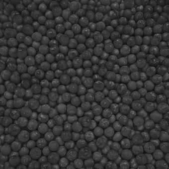 Шарики пенопласт, Черный, 6-8 мм, 10 гр.