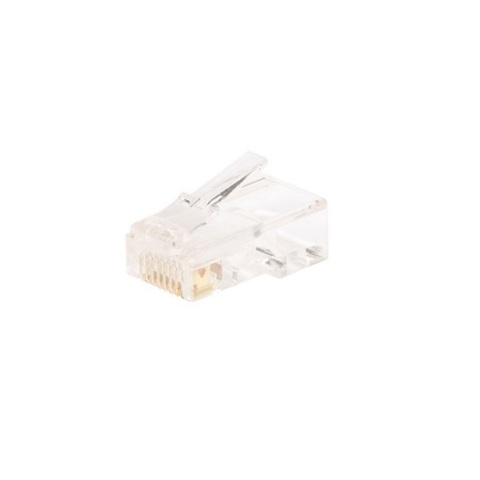 Коннектор ELETEC RJ-45 8P-8C CAT6 для одножильного и многожильного кабеля