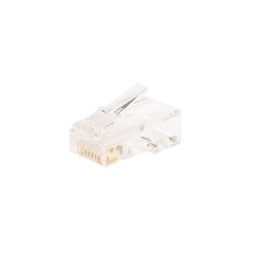 Коннектор ELETEC RJ-45 8P-8C CAT6 для одножильного и многожильного кабеля