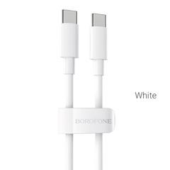 USB-C Borofone - BX44 100W 1M TYP-C / TYP-C - WHITE