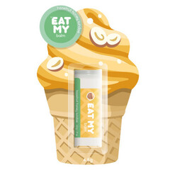 Бальзам для губ Пломбир с медом и фундуком EAT MY Balm Hazelnut Honey Sundae