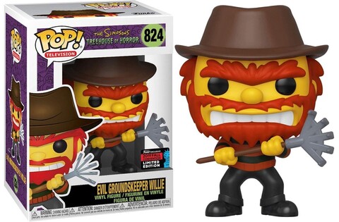 Funko POP! The Simpsons. Treehouse of Horror: Evil Groundskeeper Willie (Funkon 2019 Exc) (824)