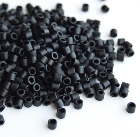 DBL-0310 Бисер цилиндрический Миюки делика 8/0 /Miyuki delica 8/0 Black Matted