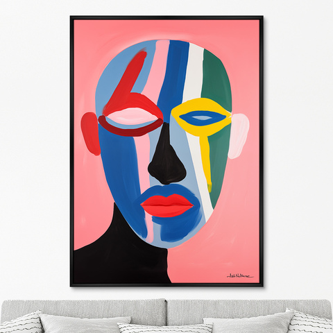 ArtNoMore - Репродукция картины на холсте The Mask collection, The Fans, No 1, 2024г.