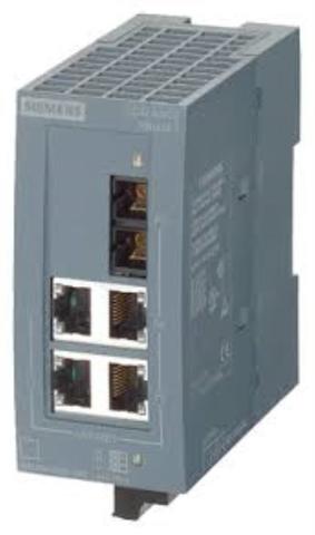 Коммутатор Siemens Scalance XB004-1: 4хRJ45 10/100 Мбит/с, 1хSC 100Мбит/с (MM до 3км)