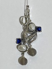 Самба (серьги из серебра)