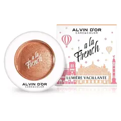 Alvin D`or  A LA FRENCH ALF-08 Запечённый хайлайтер для лица Vacillante  тон 02 goldish