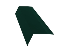 Планка карнизная 100х65(0,45) PE-froil Зеленая Ral 6005