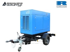 Дизельный генератор Азимут ЭД-40-Т400-1РПМ19 Ricardo на шасси в капоте