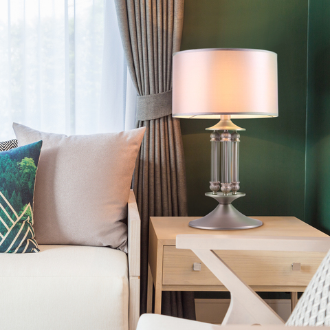 Настольная лампа 01045/1 сатин-никель