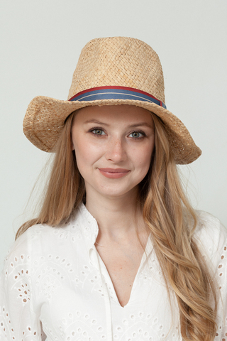 Шляпа Оксфорд рафия Sh.