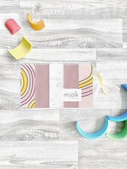 Набор платочков-слюнявчиков Mjölk Радуга