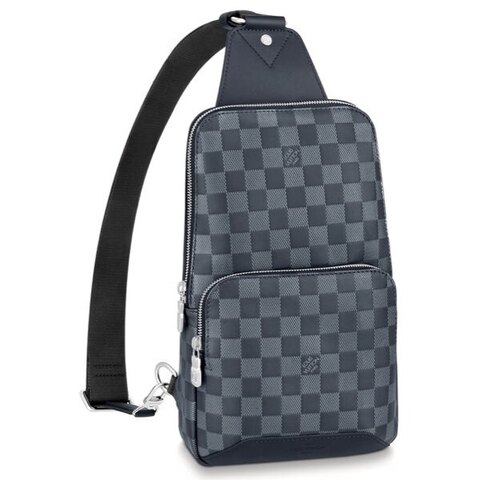 Сумка-слинг Louis Vuitton Avenue LV канва Damier Graphite