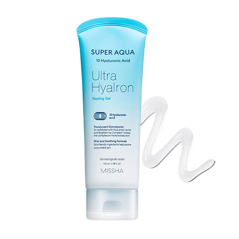 Missha Super Aqua Peeling Gel пилинг-скатка с гиалуроновой кислотой