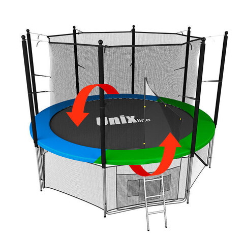 Батут UNIX line Classic 8 ft (inside)