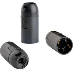 Патрон пластиковый черный E14 AP-402