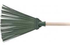 63227 Метла полипропиленовая 295х255х1490мм. веерная, деревянный черенок Сибртех