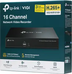 VIGI NVR1016H VIGI 16-канальный сетевой видеорегистратор (683293)