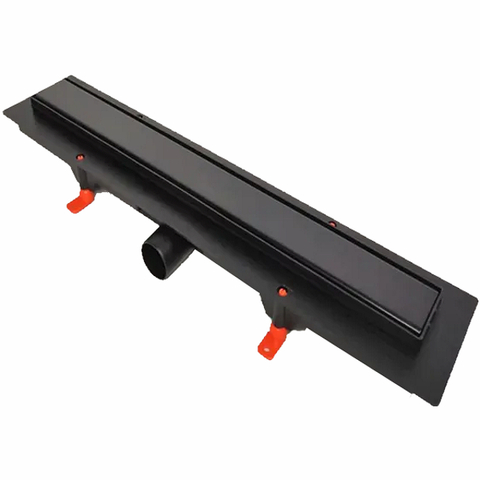 Veconi Klasik Black 750 V750KB Душевой лоток с черной матовой решеткой / под плитку