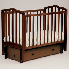 АБ 19.3  "Жасмин" кровать детская  маятниковая  продольная (орех темный 35)