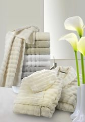 Набор полотенец 2шт Mirabello Luxury 012 белый