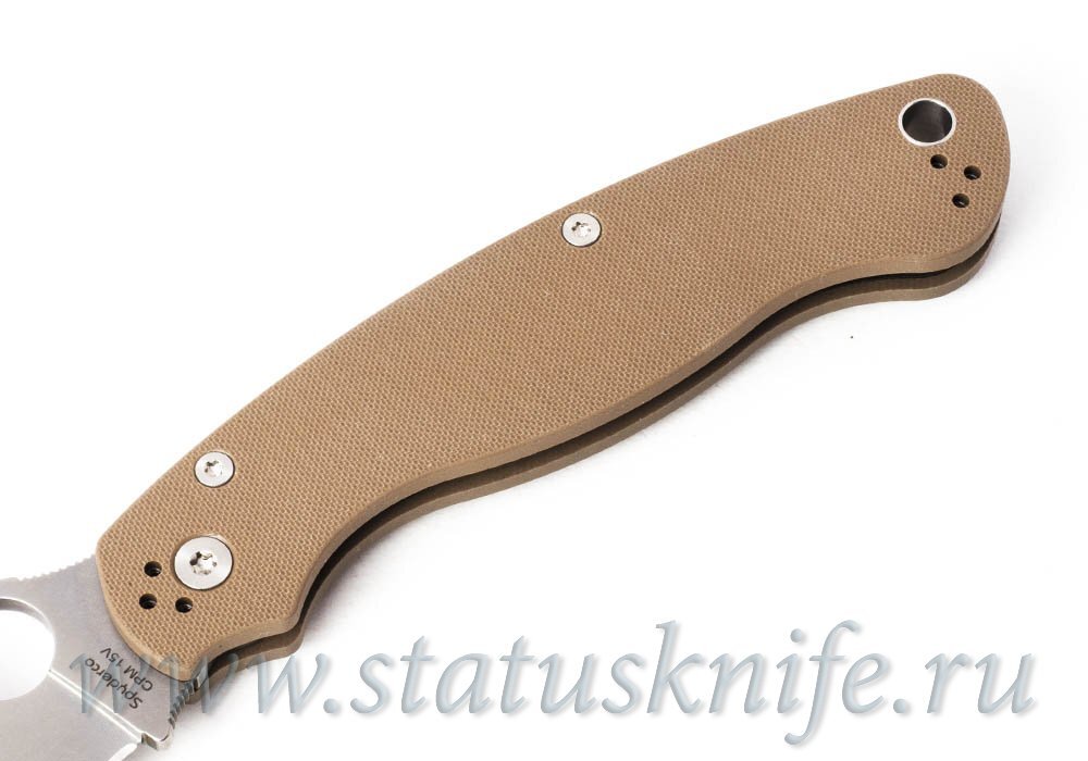 Нож Spyderco Military 2 Brown 15V C36GPBN15V2 Sprint Run