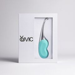 Бирюзовый клиторальный вибростимулятор Youvic - 
